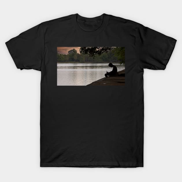 Boy in Silhouette T-Shirt by Memories4you